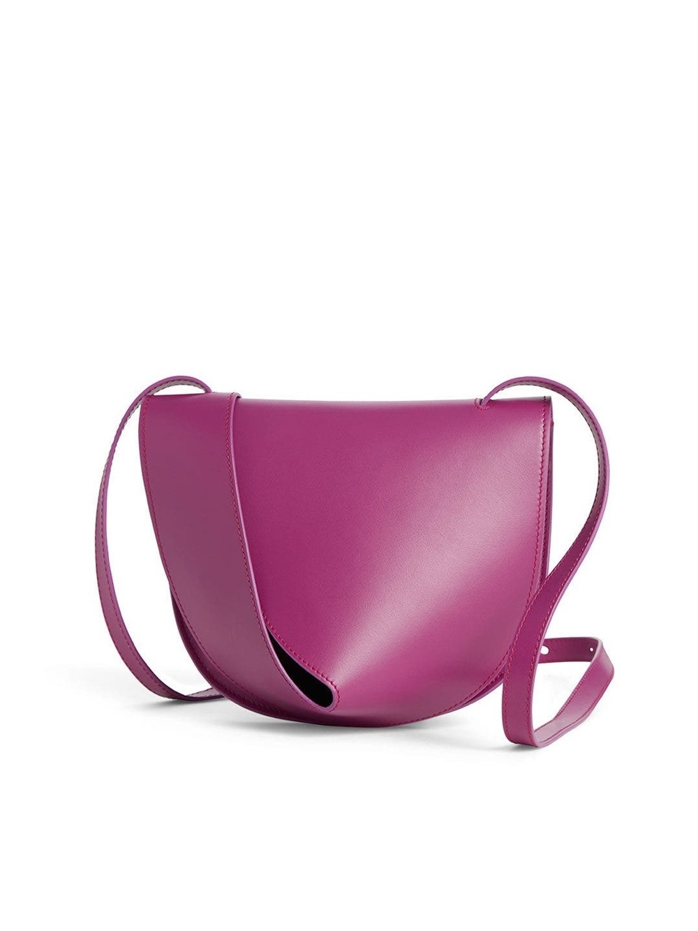 GIAQUINTO Italian Designer Made in Italy Orchidea Candy Purple Crossbody Bag GUC - Picture 3 of 11